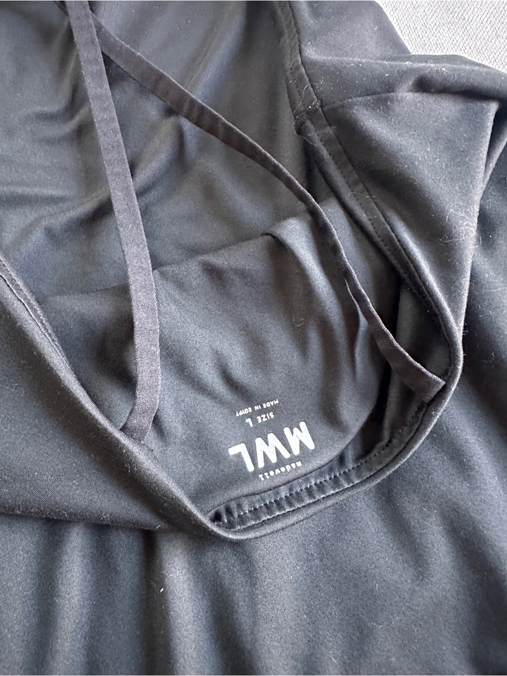Madewell MWL Flex Fitness Dress in True Black | L - Picture 9 of 12